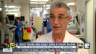 Trauma doctors struggle to keep pace with surging violence in Baltimore