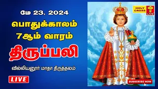 LIVE : Daily Holy Mass | 23 May 2024 | Villianur Lourdes Shrine | Holy Cross Tv | Daily Tv Mass