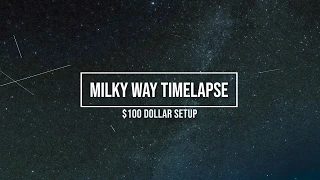 MilkyWay Timelapse with a Gopro During the April 2020 Lyrid meteor shower