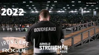 Arnold Classic Event 4 -  Timber Carry Results 400Kg in 8 Seconds!