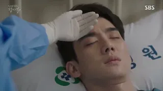 Dr.Kang overworking himself (Dr.Romantic E13&14) Kdrama Hurt scene/Collapsed/Pass out/Sick Male lead