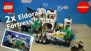 2x LEGO 10320 Eldorado Fortress MOC / MOD Pirates