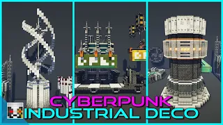 10+ Cyberpunk Industrial Build Ideas - Minecraft 1.17+