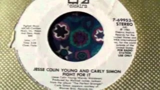 Carly Simon and Jesse Colin Young 1982 Fight For It