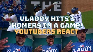 Shhh! Plakata! Vladdy Time! Vladimir Guerrero Jr. blasts 3 Homeruns in a game! Blue Jays Fans React!