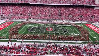 Ohio State Marching Band TBDBITL Halftime D-Day and Quad Script Ohio 9 13 2014Band