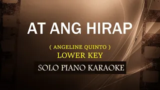 AT ANG HIRAP ( LOWER KEY ) ( ANGELINE QUINTO )  (COVER_CY)