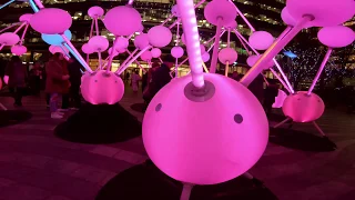 Winter Lights Festival at Canary Wharf | 2020 | 4K