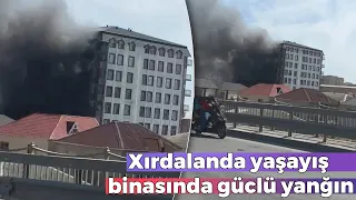 Xırdalanda binada yanğın