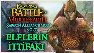 ELFLERİN İTTİFAKI | The Battle for Middle-earth - Co-op Skirmish / Sargon Alliance Mod v0.7
