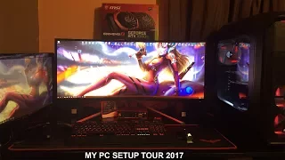 MY PC Setup And Desktop Tour 2017 | GTX 1080Ti | i7 5960X