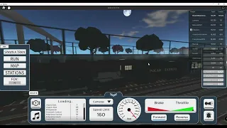 (Roblox) Terminal Railways: Polar Express 800+ KMH Fast Run [4K!]