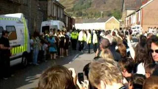 THE PASSION: The start of the procession (Michael Sheen, Port Talbot)