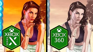 Grand Theft Auto V Xbox Series X vs Xbox 360 Comparison [Next Gen Upgrade]