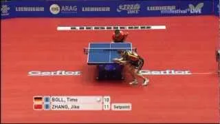 2012 WTTTC GER-CHN (1): Timo Boll - Zhang Jike (full match|short form)