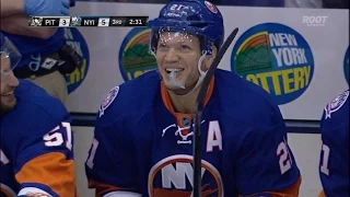 Pittsburgh Penguins @ New York Islanders Highlights - Kyle Okposo Hat Trick - 1/16/15