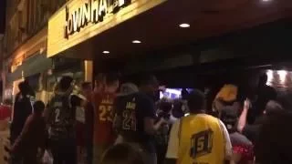 CAVS WIN! Fans react in Cleveland's Ohio City.