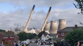 Ferrybridge power station demolition