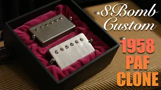 8bomb Custom 1958 PAF Clone Pickups | Dr. Nitro | 1959 Gibson Les Paul Standard Reissue