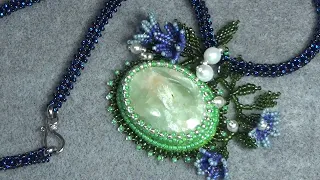 Tutorial: Beaded chamomile Flower. МК как сделать. Цветок  ромашка из бисера.