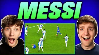 Americans React to 20 Lionel Messi Dribbles That Shocked The World