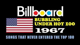 1967 - Billboard Bubbling Under Top 100 Songs - 20 songs in stereo & stereo mixes where available