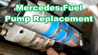 Mercedes E320 Fuel Pump Replacement Overview/Instructions FAST! +Filter Location 1999 W210