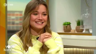 Julia Beautx beim ZDF Magazin „Volle Kanne“ vom 11.01.23