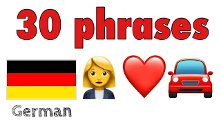 30 phrases - German with Emoji -  