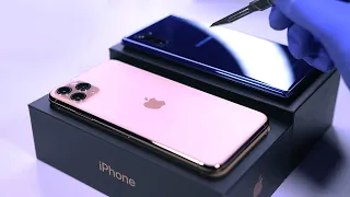 iPhone 11 Pro Max vs Note 10 Plus - Unboxing ASMR