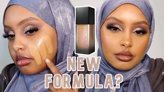 NEW FORMULA?! 👀| TESTING HUDA BEAUTY'S *NEW* FAUX FILTER LUMINOUS MATTE FOUNDATION