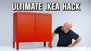 Turning This Metal Cabinet Into a Woodworking Masterpiece