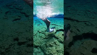 Can you swim faster than a mermaid? 🤔 #mermaid #swimming #h2o #mermaidtail #underwater #florida