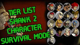 Shank 2 | Тир лист персонажей (survival mode) | ПСЕВДОРАЗБОР