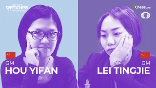 Hou Yifan vs Lei Tingjie | Women's Speed Chess Championship