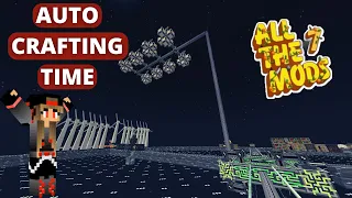 ATM7 Episode 12 - AE2 Auto Crafting Flowers & P2P Tunnels | Beginner Tutorial Guide To Modded