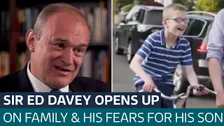 Sir Ed Davey opens up on juggling Lib Dem leadership and caring for teenage son | ITV News