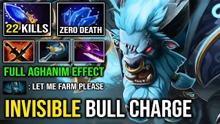 INVISIBLE BULL CHARGE 100% Unkillable Offlane Spirit Breaker with Full Aghanim Effect 7.30e Dota 2