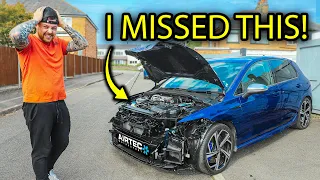 RESTORING MY SALVAGE VW MK8 GOLF R