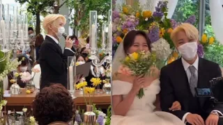 BTS J-hope Sisters wedding pics