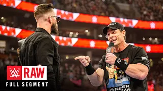 FULL SEGMENT - John Cena accepts Austin Theory's WrestleMania challenge: Raw, March 6, 2023