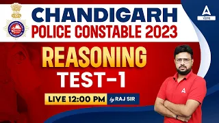 Chandigarh Police Constable 2023 | Reasoning | Test #1 | By Raj Sir