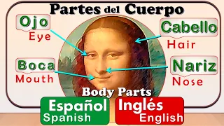 Partes del Cuerpo en Español | Body Parts in Spanish | Parts of the Body in Spanish | Spanish Words