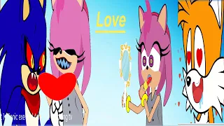 Sonic & Amy Squad - Sonic exe & Amy exe Run for love - Sonic The hedgehog 2021 - kim 100