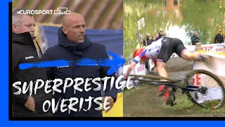 Cyclo-Cross Superprestige Overijse 2023 | Crash On The Final Lap😳 | Men's Highlights | Eurosport