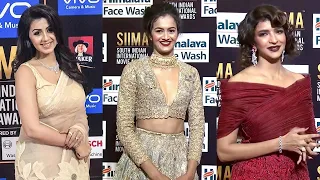 Nikki Galrani, Shubra Aiyappa And Manchu Lakshmi Slaying Their Unique Look At Red Carpet