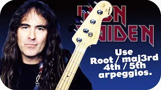 How to play like Steve Harris of Iron Maiden  - Bass Habits - Ep 18