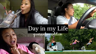 A DAY IN MY LIFE :Quarantine Edition (ft. Zoom calls, procrastination, gymnastics, and a good time)