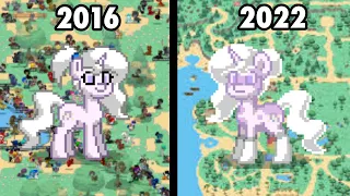 Pony Town Oc Tutorials Over the Years 2016 - 2022