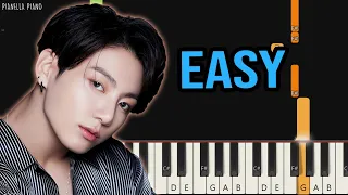 Jung Kook - Hate You | EASY Piano Tutorial by Pianella Piano